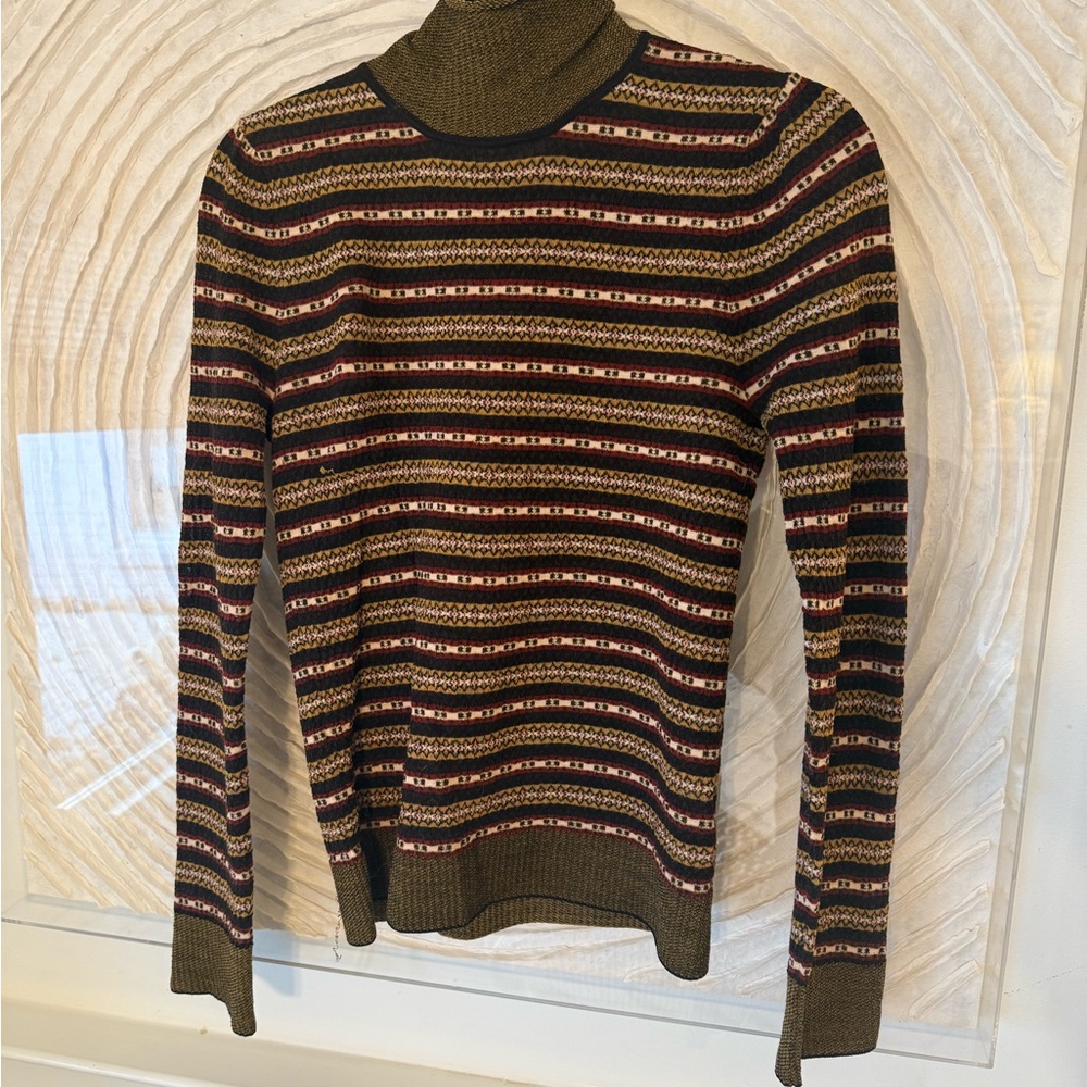 Ulla Johnson Multicolor Striped Long Sleeve Top